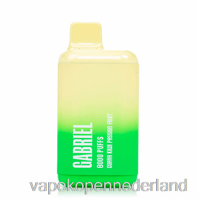 Elektronische Sigaret Vape Uwell Gabriel Bf8000 Wegwerp Guave Kiwi Passievrucht